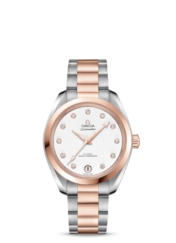Omega Seamaster Aqua Terra 150M Master Chronometer 34 Stainless Steel / Sedna Gold / Silver / Bracelet